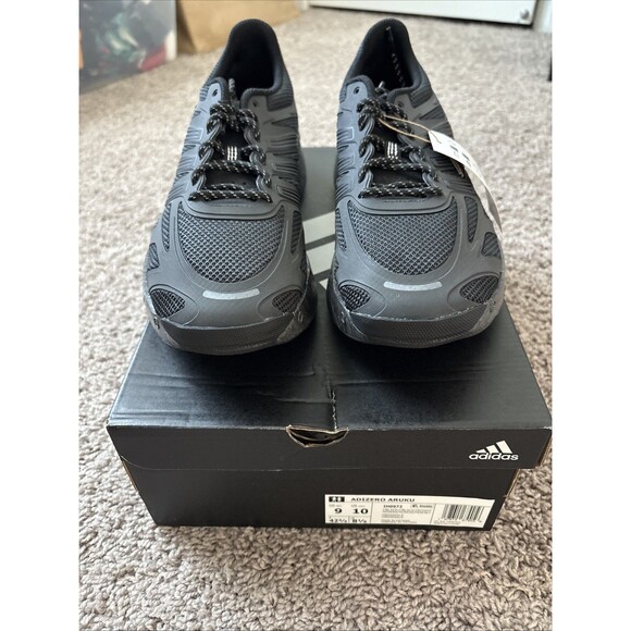 Adidas adiZero Aruku Black Iron Metallic Men's Size 9 Authentic IH0972 New - Picture 1 of 6